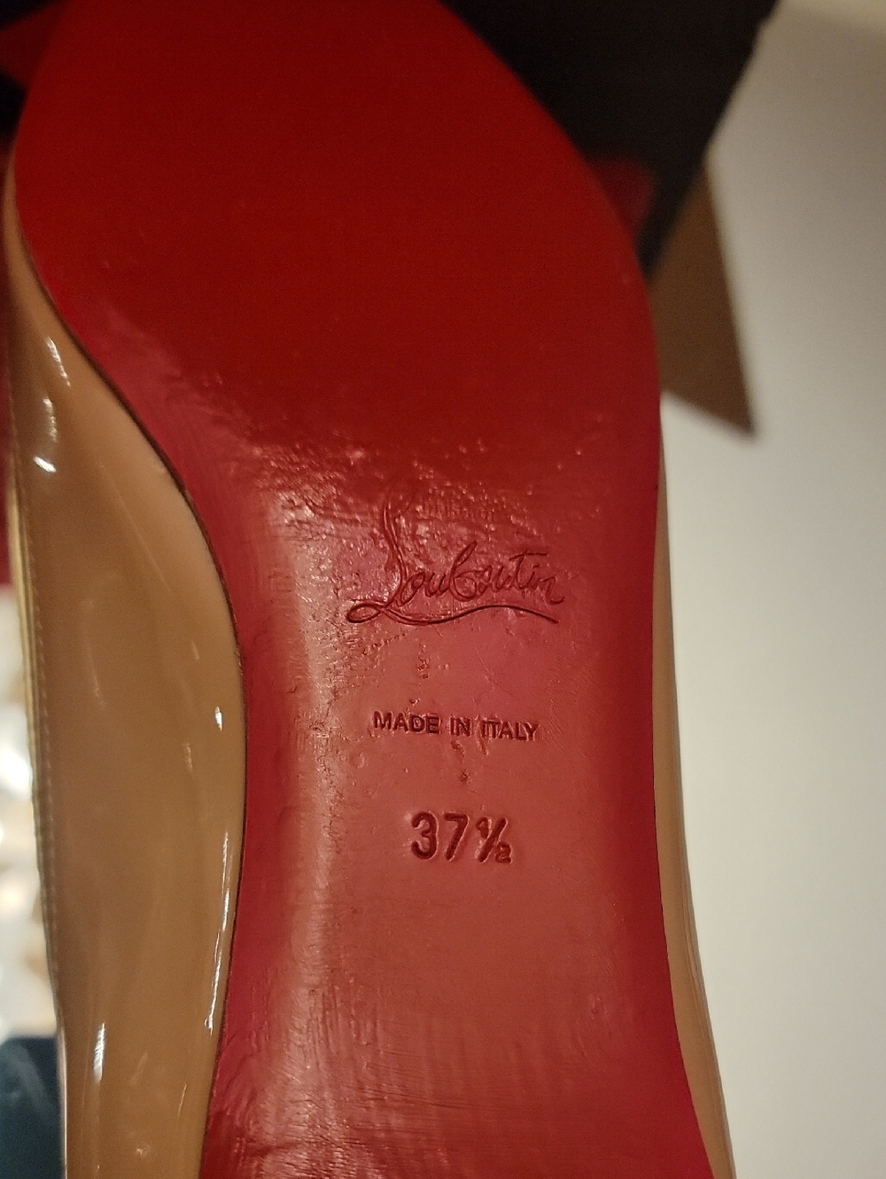 Christian Louboutin Suspenado Flats Sz37.5 - Picture 7 of 12